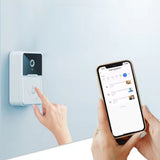 Wireless 2.4G WiFi Smart Doorbell with Night Vision Security Door Bell with Dingdong Machine