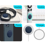 5PCS Self-Adhesive Silicone Airtag Case for Apple Air Tag Tracker Sleeve Cover Holder Navy
