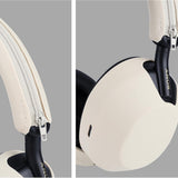 For WH-1000XM5 Headphones Protective Case Silicone Sleeves Full Set Protector Cover Beige