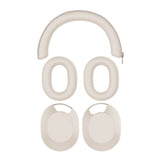 For WH-1000XM5 Headphones Protective Case Silicone Sleeves Full Set Protector Cover Beige