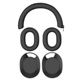 For WH-1000XM5 Headphones Protective Case Silicone Sleeves Full Set Protector Cover Black