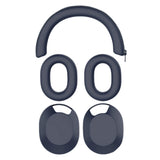 For WH-1000XM5 Headphones Protective Case Silicone Sleeves Full Set Protector Cover Navy