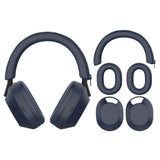 For WH-1000XM5 Headphones Protective Case Silicone Sleeves Full Set Protector Cover Navy