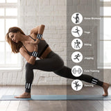 Pair of Adjustable Wrist Ankle Weights Wearable Bangles Silicone Bracelet for Yoga Aerobics Gym Style 1