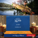 24 Days Fishing Lure Christmas Countdown Calendar Fishing Baits Set Advent Calendar