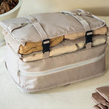 Foldable Storage Shelf Travel Packing Cube Portable Hanging Wardrobe Clothes Organizer Grey