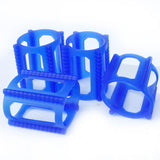 4 Pieces Skater Trick Trainers Silicone Skateboard Wheel Stop Covers  Skater Skill Training Tools Blue
