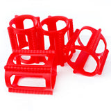 4 Pieces Skater Trick Trainers Silicone Skateboard Wheel Stop Covers  Skater Skill Training Tools Red
