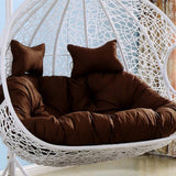 Love Seat Hanging Egg Chair Cushion Swing Chair Seat Pad for Patio Furniture Coffee