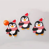 100Pcs Christmas Lollipop Holders Cartoon Lollipop Candy Paper Card for Kids Gift Package Decor Style 2