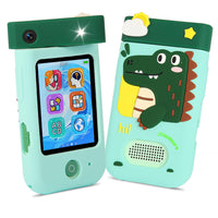 Kids Touchscreen Smart Phone Toy 180 Degrees Rotating Dual Camera Learning Play Toy Phone Style 1