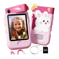 Kids Touchscreen Smart Phone Toy 180 Degrees Rotating Dual Camera Learning Play Toy Phone Style 2
