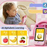 Kids Touchscreen Smart Phone Toy 180 Degrees Rotating Dual Camera Learning Play Toy Phone Style 2