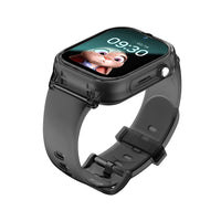 4G Network Kids Smart Watch GPS Positioning Video Call SOS Smartwatch Camera Voice Chat Phone Watch Black