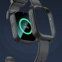 4G Network Kids Smart Watch GPS Positioning Video Call SOS Smartwatch Camera Voice Chat Phone Watch Black