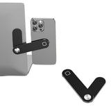 Portable PC Laptop Phone Holder Foldable Screens Expansion Mobile Side Mount Black