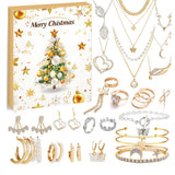 24-Day Jewelry Advent Calendar – Bracelets, Necklaces & Earrings Kit Style 3