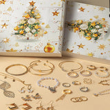 24-Day Jewelry Advent Calendar – Bracelets, Necklaces & Earrings Kit Style 3
