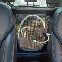 Dog Car Seat Cover with Mesh Window Water Resistant Back Seat Protector  for Cars