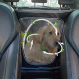 Dog Car Seat Cover with Mesh Window Water Resistant Back Seat Protector  for Cars