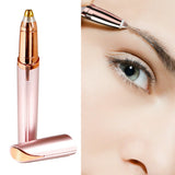 Automatic Electric Eyebrow Trimmer Hair Removal Eyebrow Knife Rose Red