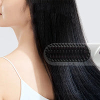 2-in-1 Cordless Hair Straightener Brush Portable Hair Comb with LED Display Hair Styling Tool Pink