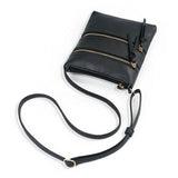 Crossbody Purse Bag for Women Shoulder Bag Multi-Pocket Zipper Purse Black