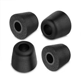 6 Pairs of Ear Tips Memory Foam Earbuds Noise Isolating Eartips for Earphone Headphones Black