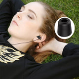 6 Pairs of Ear Tips Memory Foam Earbuds Noise Isolating Eartips for Earphone Headphones Black