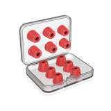 6 Pairs of Ear Tips Memory Foam Earbuds Noise Isolating Eartips for Earphone Headphones Red