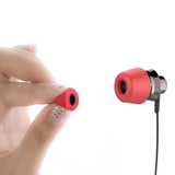6 Pairs of Ear Tips Memory Foam Earbuds Noise Isolating Eartips for Earphone Headphones Red