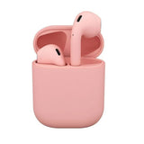 TWS Dual Channel Stereo Headphone Wireless 5.0 Bluetooth Headset Pink