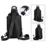Mens Chest Bag Shoulder Backpack Man Sling Cross Body Satchel Travel Bag