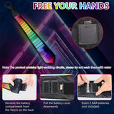 Sound Control Light Up Tie with Follow Music Flash for Birthday Anniversary Style 2