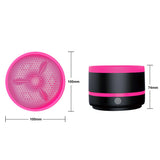 Portable USB Makeup Brush Cleaner Rose Red