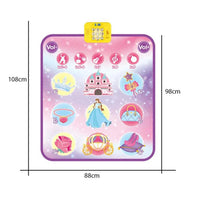 Kids Dance Mat Toy  Musical Dance Mat Adjustable Volume Dance Pad