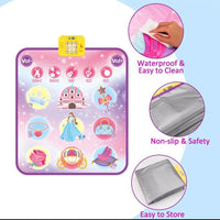 Kids Dance Mat Toy  Musical Dance Mat Adjustable Volume Dance Pad