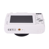 4K Ultra HD Digital Camera with 68MP with 180 Degree  Flip Screen White