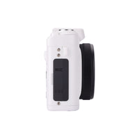 4K Ultra HD Digital Camera with 68MP with 180 Degree  Flip Screen White