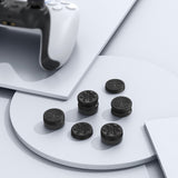 Thumb Grip Joystick Set for PS5 PS4 Thumbstick Grips Suitable for FPS TPS Games Black