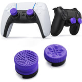 Thumb Grip Joystick Set for PS5 PS4 Thumbstick Grips Suitable for FPS TPS Games Purple