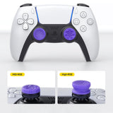 Thumb Grip Joystick Set for PS5 PS4 Thumbstick Grips Suitable for FPS TPS Games Purple