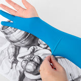 Anti-fouling Hand Glove for Drawing Two-finger Stylus Pen Painting Glove Blue