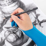 Anti-fouling Hand Glove for Drawing Two-finger Stylus Pen Painting Glove Blue