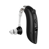 Hearing Aid for Seniors Rechargeable Hearing Aid Amplifier Noise Canceling Hearing Aids Black