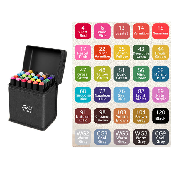 Colourful Art Markers Pens Dual Tips Markers Set with Base