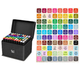Colourful Art Markers Pens Dual Tips Markers Set with Base