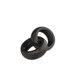 2Pcs Silicone Ring Cover for Oura Ring Gen3 Anti-Scratch Elastic Ring Case Protector Black