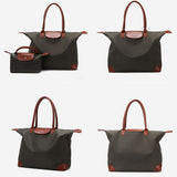 2Pcs Set Women's Tote Bags Travel Handbag Work Bags Amy Green
