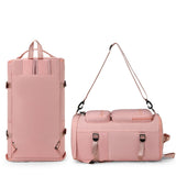 Water Repellent Backpack  Travel Luggage Carry-on Hand Shoulder Duffle Bag Pink